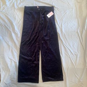 Juicy Couture Navy Velour Pants sz M